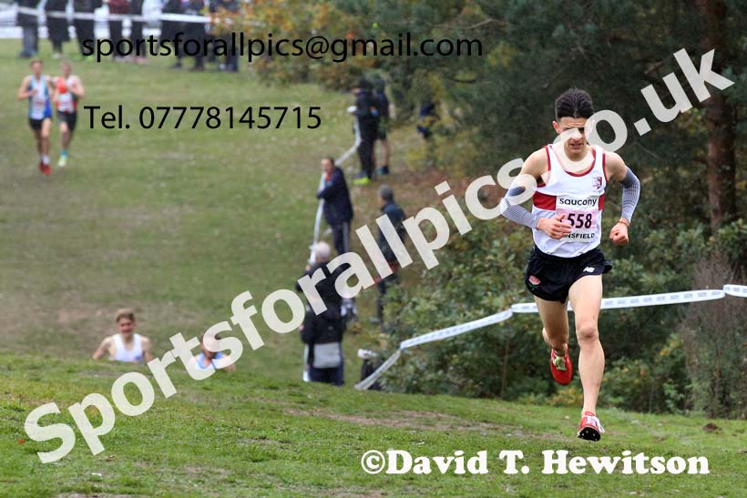 Junior Men, 2022 National Cross Country Relays, Berry Hill Park, Mansfield.  Photo: David T. Hewitson/Sports for All Pics